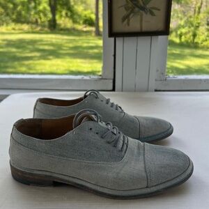 Maison Margiela denim light wash oxford lace up size 38